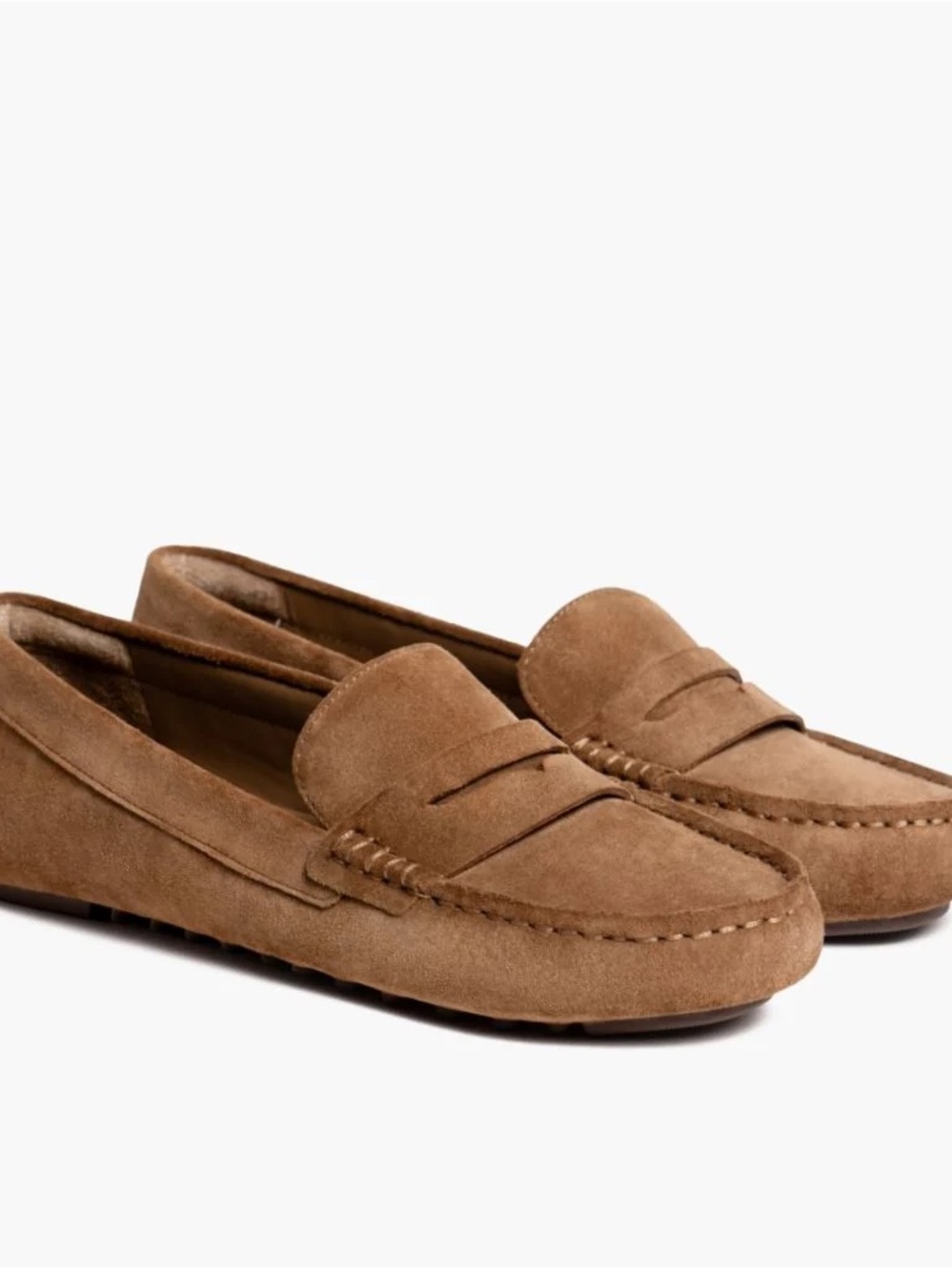 Thursday Boot Company Brown Suede Penny Loafers